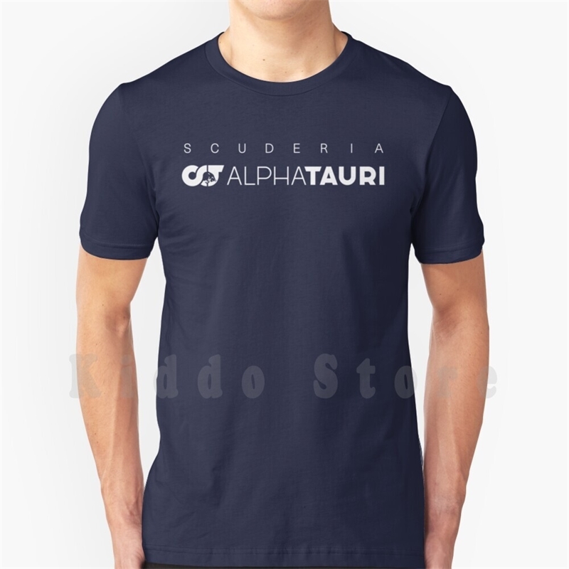 

T Shirt Diy Big Size 100% Cotton Tauri Scuderia Alphatauri Pierre Gasly Racing Drive To, White;black