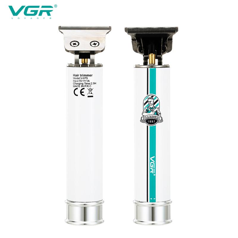 

Hair Clippers VGR 079 Clipper Professional Rechargeable Personal Care Vintage Engraving Scissors T9 Trimmer USB Reduction Barber V079