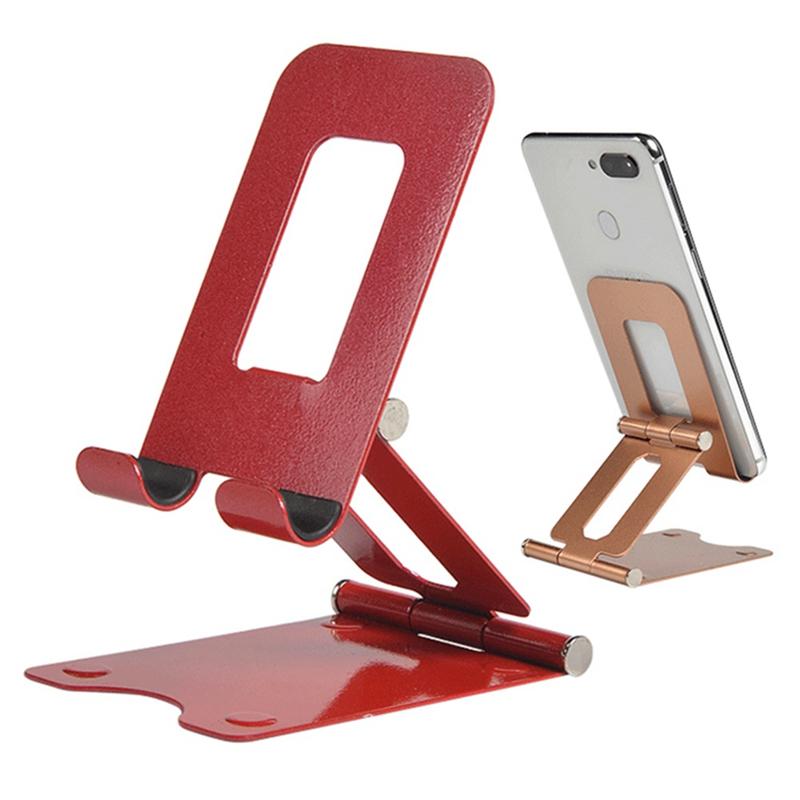

Cell Phone Mounts & Holders Aluminum Metal Holder Desktop Universal Non-slip Mobile Stand Desk Hold For IPad Tablet