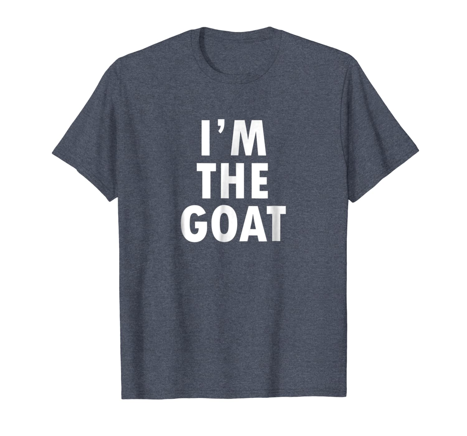 

epic shirt - i'm the goat - greatest of all time, White;black