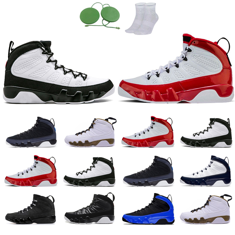 

9s man basketball shoes Anthracite Black white Blue Dream It Do Gym Red OG space jam Racer Spirit UNC trainers Outdoors Sports Athletic All colors mans shoe Flat New