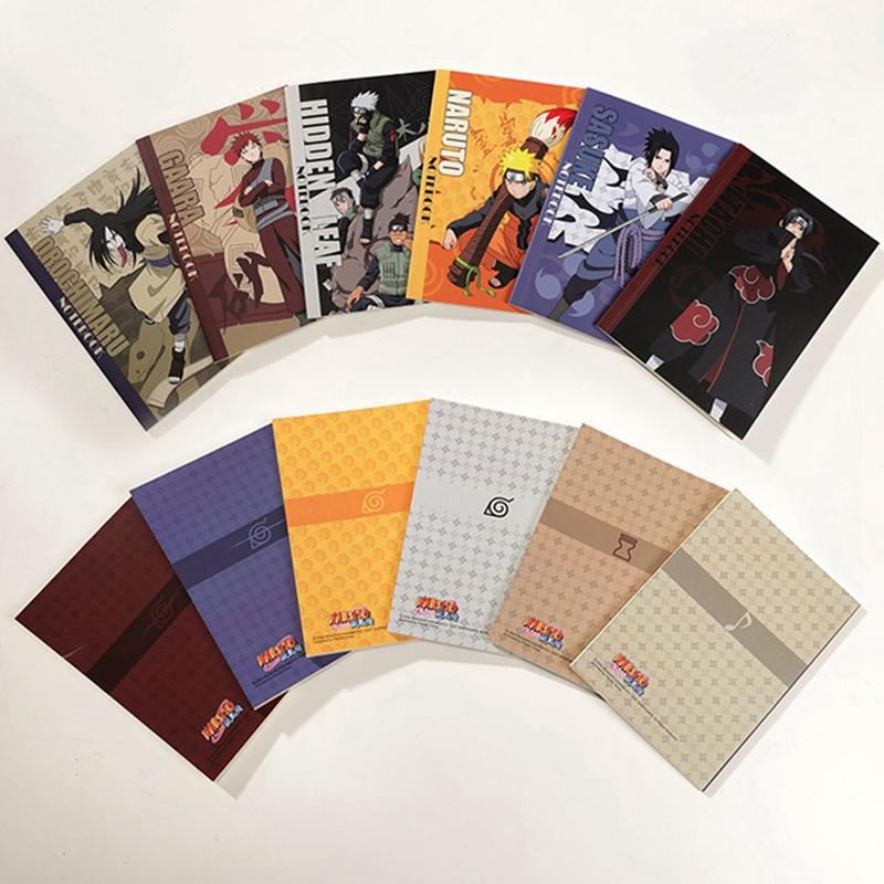 

Notepads Japan Anime Naruto Uzumaki Notebook Uchiha Itachi Note Book Sasuke Poster Cover Notepad