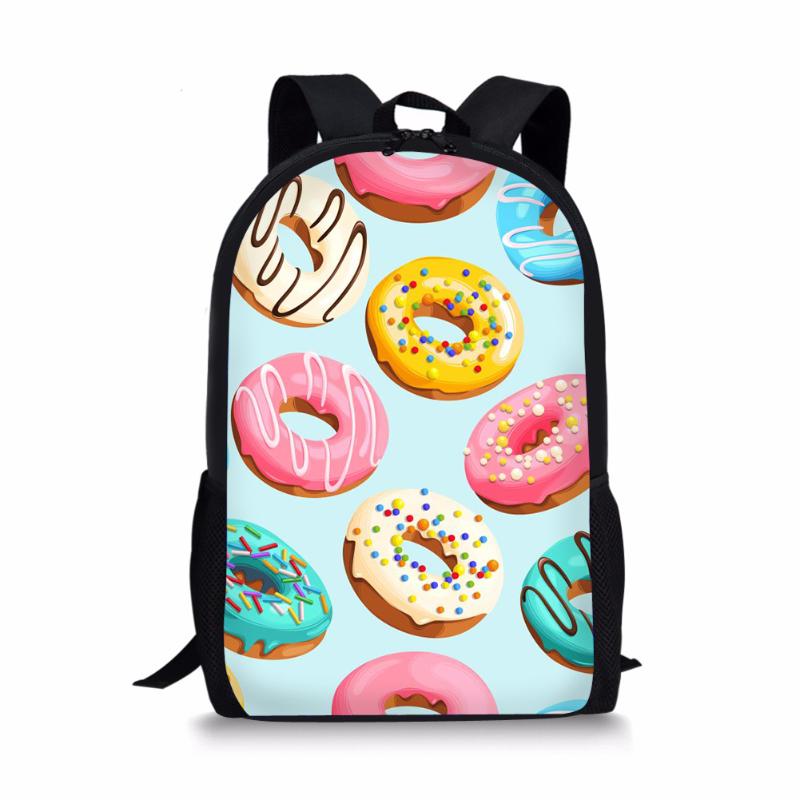 

Cute Donut 3D Print Kids Backpack School Bags For Boys Girls Book Bag Students Schoolbag Casual Children Backpacks Bookbags