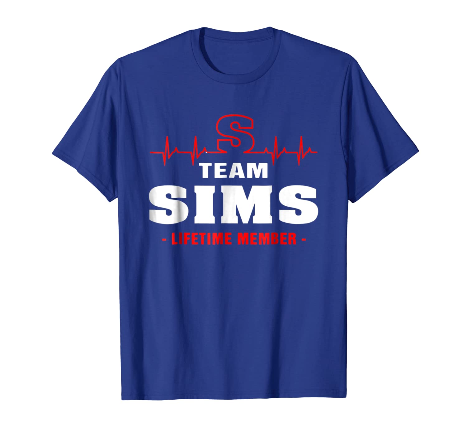 

team sims lifetime member shirt surname, last name, White;black