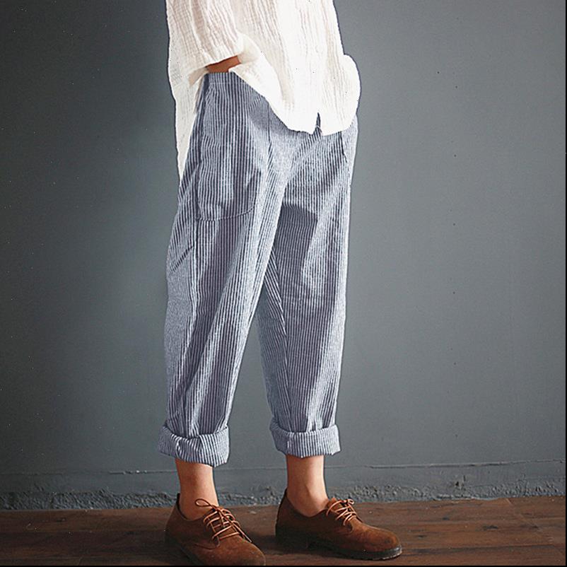 

vintage harem womens capri pants women casual loose pockets pant autumn fashion streetwear female harajuku trousers plus size, Black;white