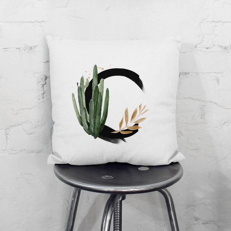 

Letter Custom Head Design Gift Printed Pillow