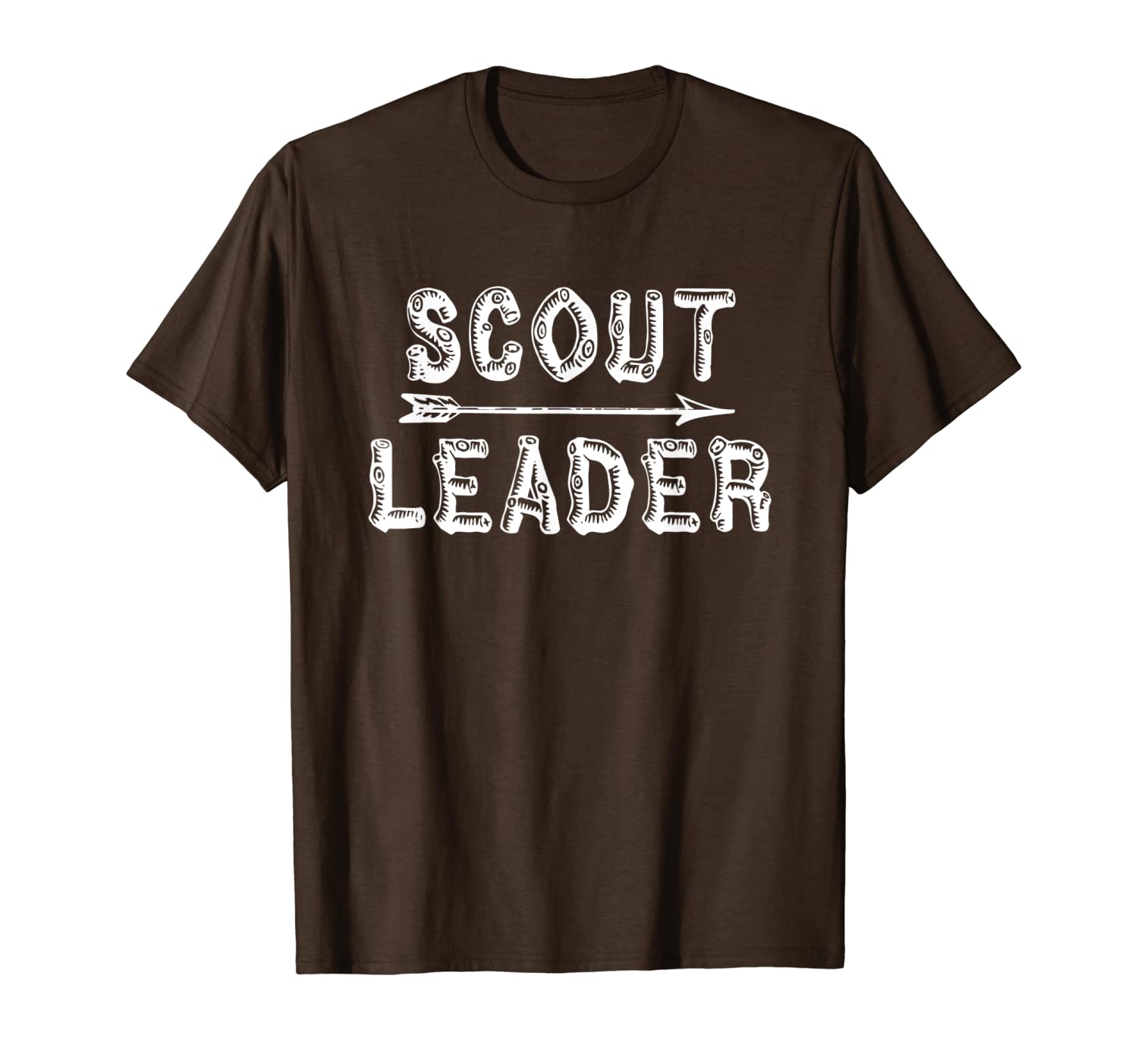 

scout leader t-shirt, White;black