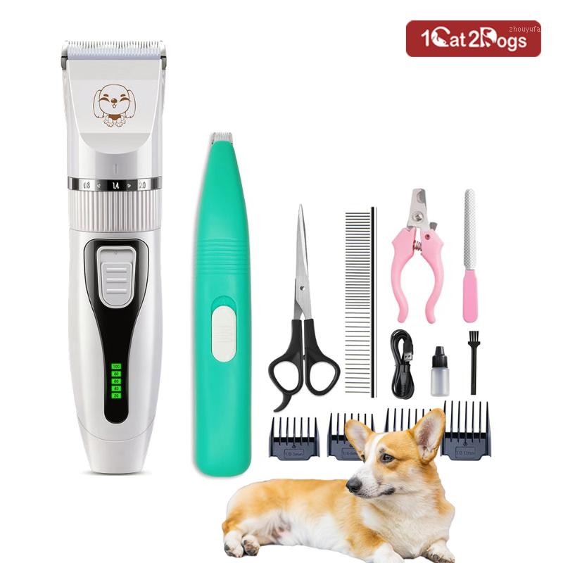 

Dog Grooming Hair Machine Clippers Low Noise Pet Rechargeable Trimmer Cordless Tool Professional