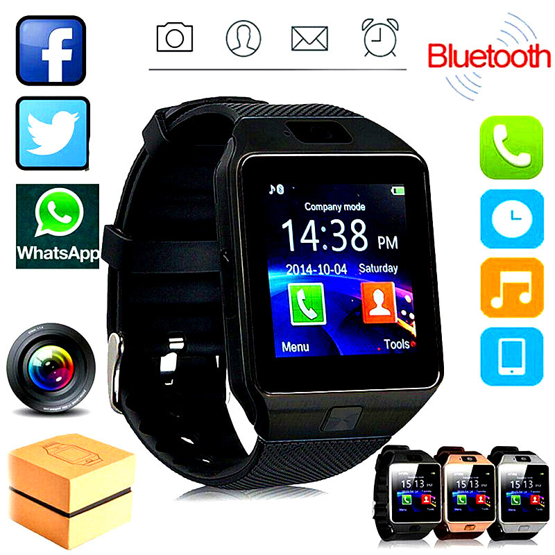 

dz09 smart watch Smart Wristband SIM Intelligent Android Sport Watch for Android Cellphones relógio inteligente with High Quality Batteries