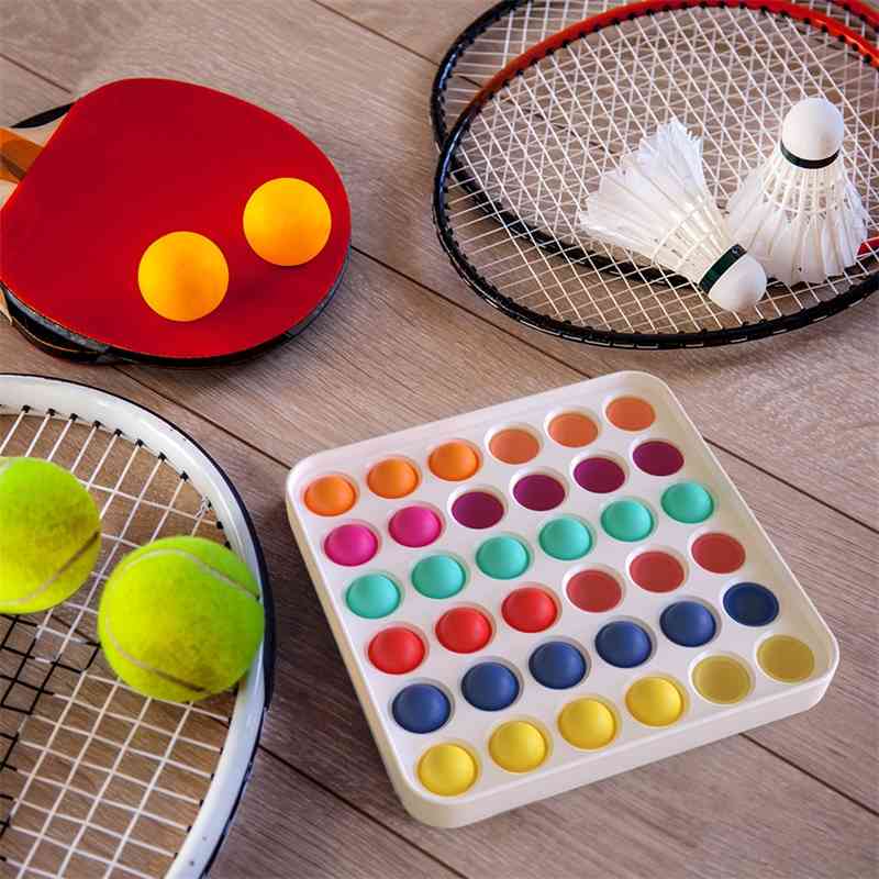 

New color rodent killing pioneer desktop puzzle toy children's mental arithmetic focus on silicone decompression bubble