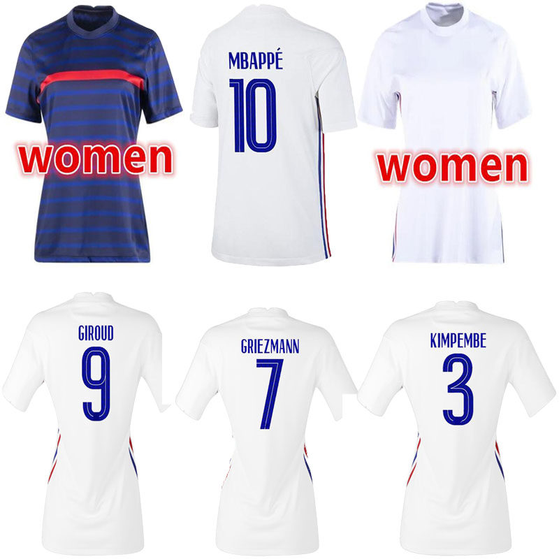 

WOMEN 2021 Soccer jersey 20 21 BENZEMA GRIEZMANN POGBA GIROUD VARANE DEMBELE KANTE HERNANDEZ Football shirts jerseys maillot de foot, Black;yellow