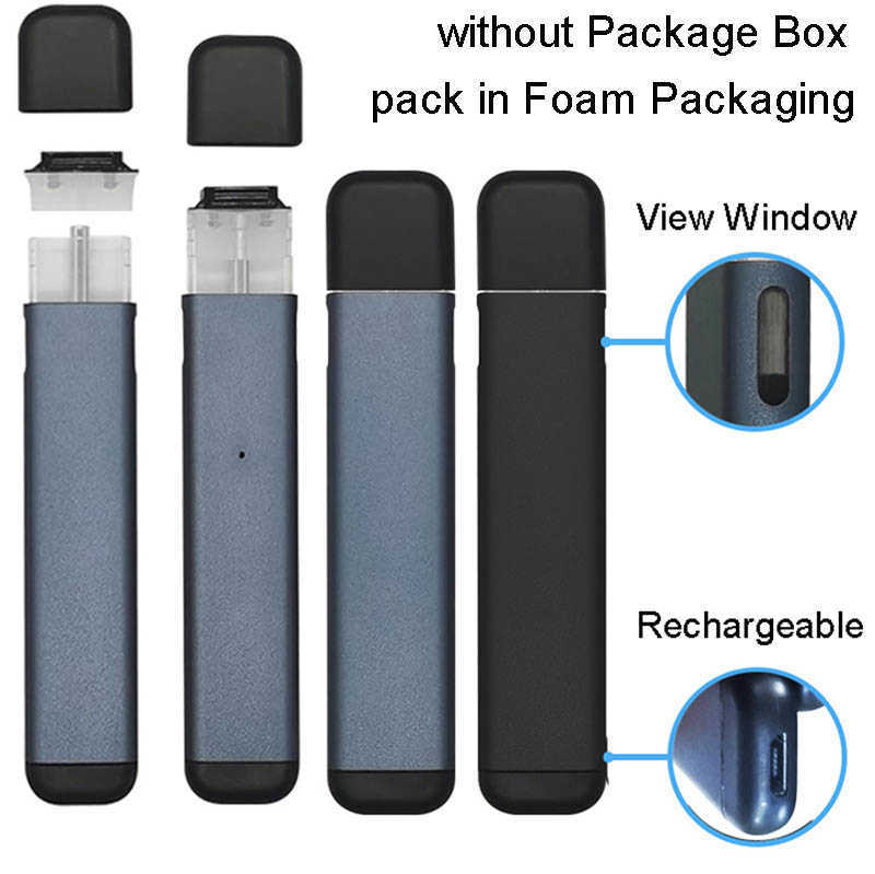 

Disposable Vape Pen Starter Kits 320mAh Battery Ceramic Coil Thick Oil 1.0ml Pods Rechargeable Customized Packaging Custom Box, Silver