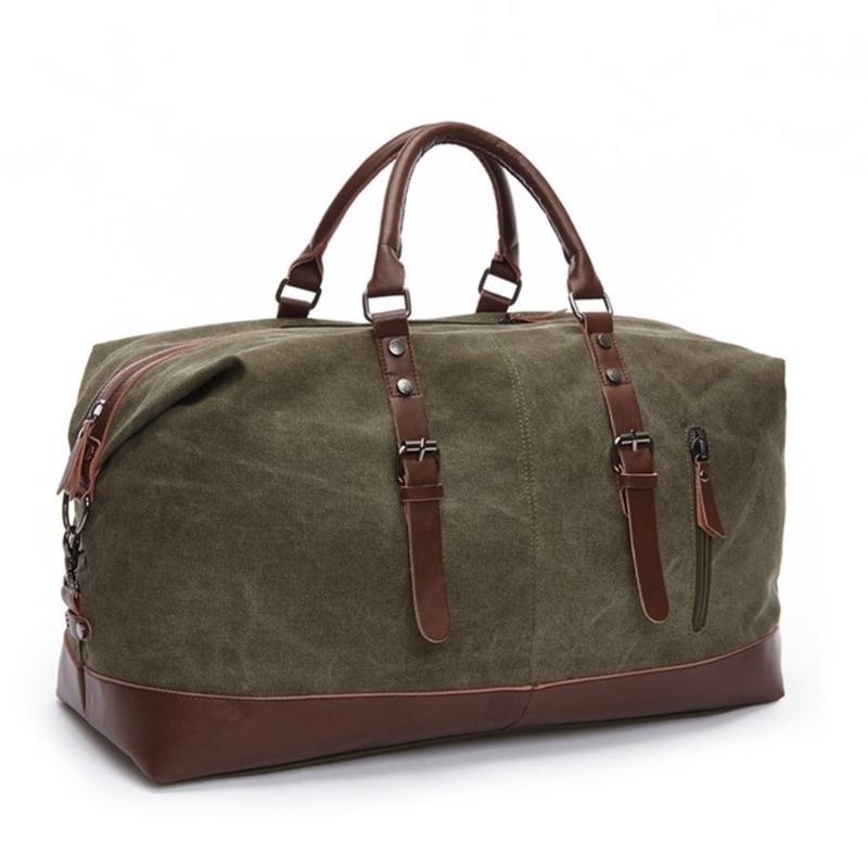 

Card Holders Large Capacity Travel Bags Luggage Canvas Bag Leisure Handbag Cut-proof Shoulder Overnight Drop, Coffee large