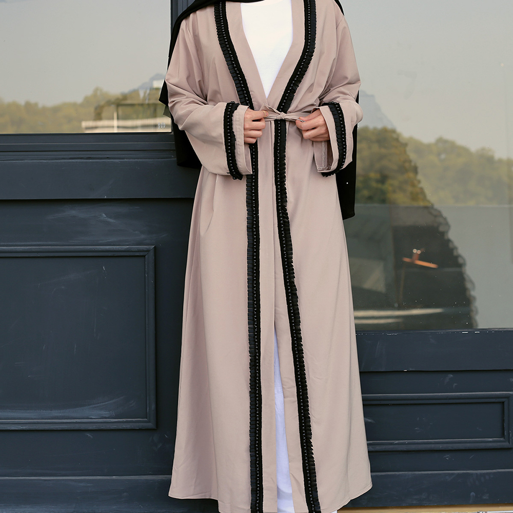 

Abaya Kaftan Dubai Kimono Cardigan Hijab Muslim Dress Abayas For Women Qatar Oman Robe Caftan Marocain Turkish Islamic Clothing