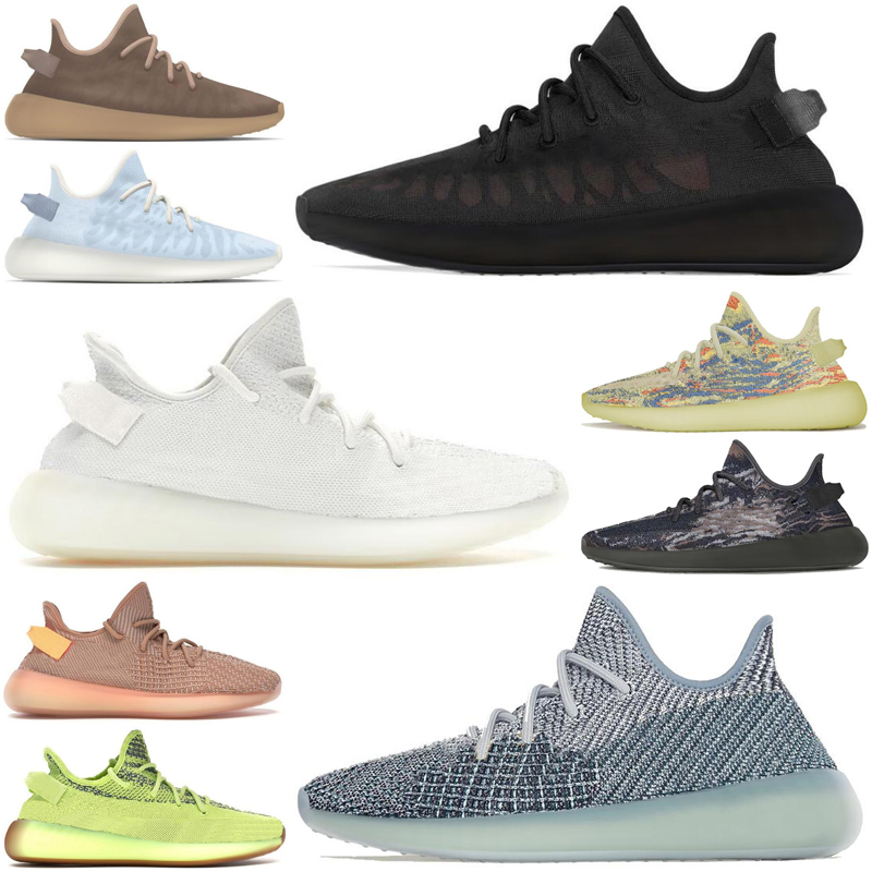 

2021 running shoes for mens womens Cream Zebra Cinder Bred Blue Tint men women trainers sports sneakers runners size 36-46, #23 clay