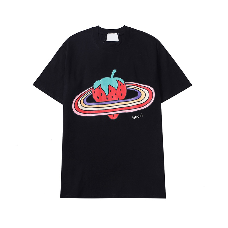 

21ss Europe Paris Embroidery Contrast patchwork T shirt Fashion Mens Design T Shirt Casual Men Clothes Cotton Tee, White;black