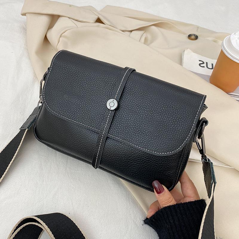 

Women Luxurys Designers Bags 2021 Louisbags_18 The Bag New Black Casual Handbag Cowhide Messenger Women's Shoulder Girl Bo Ebibc