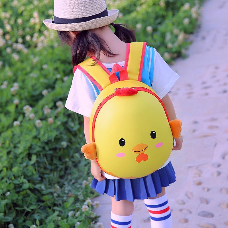 

Kindergarten Boys And Girls Cute Cartoon Hard Shell Schoolbag 2-5 Years Old Children's Double Shoulder Eggshell Backpack School Bags, 02