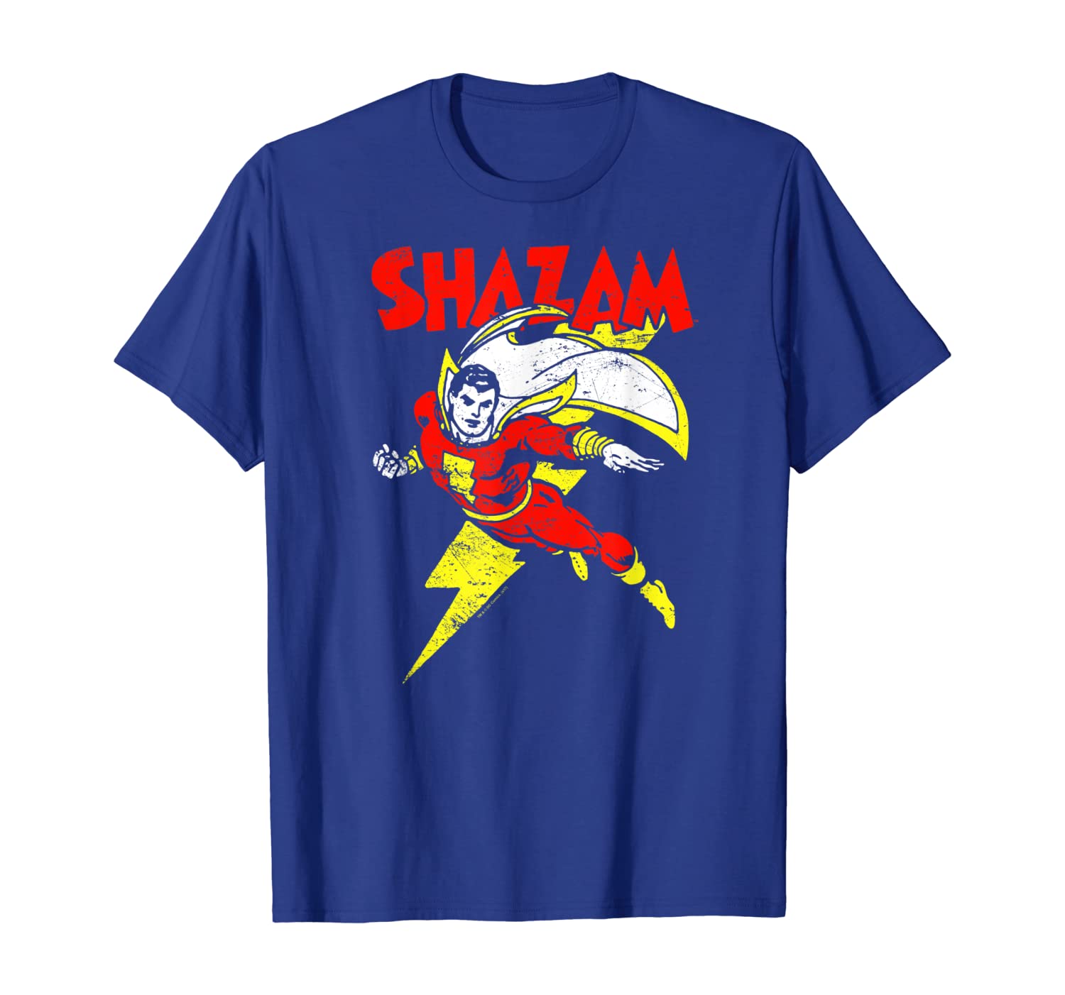 

shazam lets fly t shirt, White;black