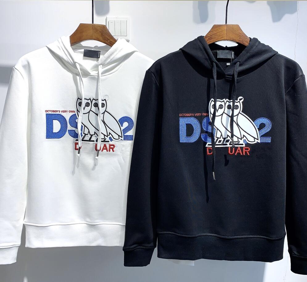 

Italy Fashion casual Cotton Mens Desgner Hoodie Hip Hop Men Women High Quality Men's Pullover Sweatshirt felpe M-3XL, Black