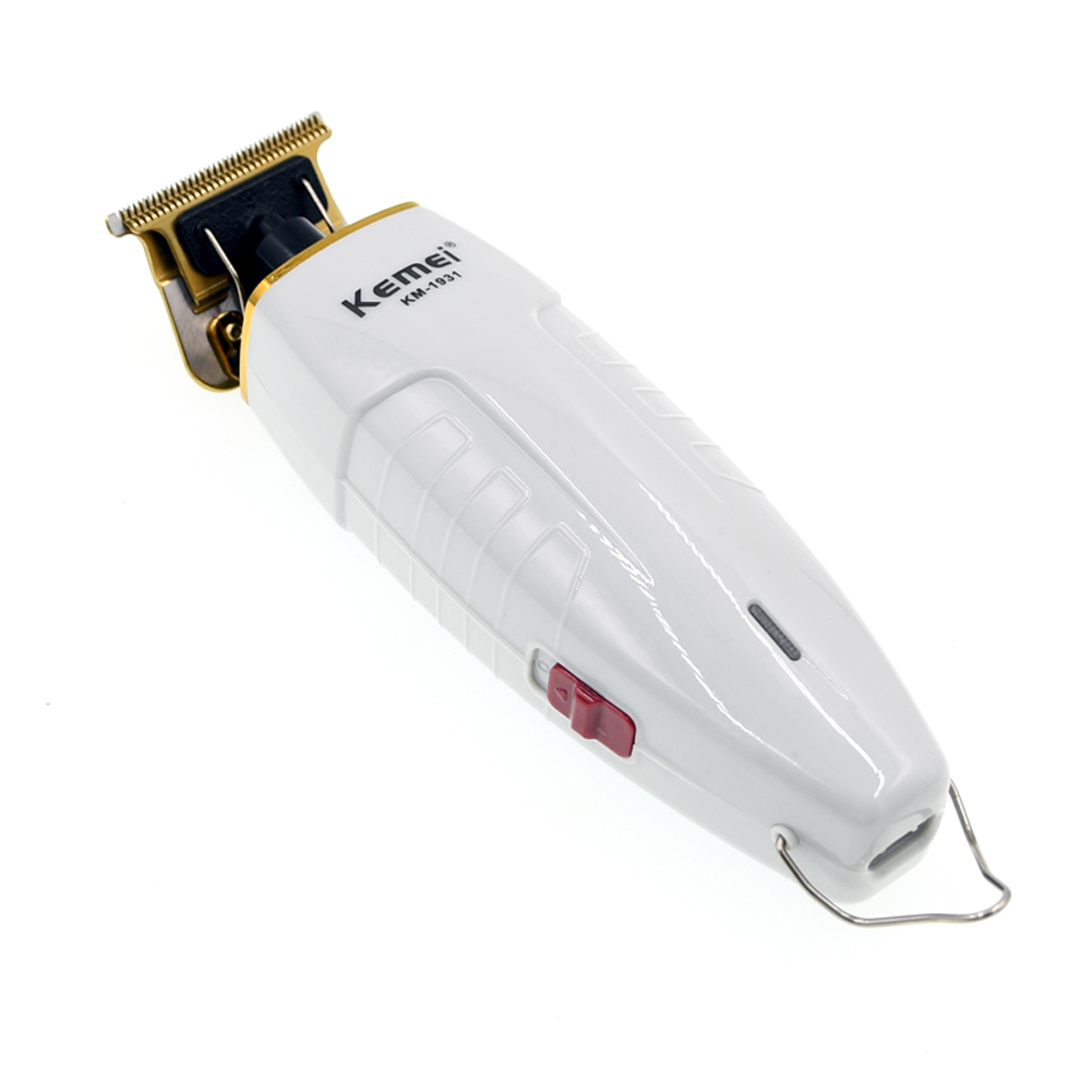 

Kemei T-Outliner Beard Hair Trimmer with Carbon Steel T-Blade Mower Cutter for 0mm Outlining Dry-Shaving and Fading Clipper
