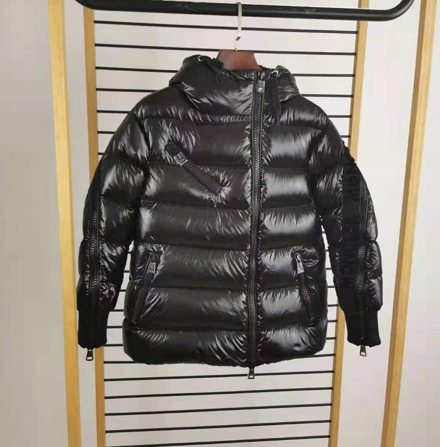 

Women More Zipper Design Hooded Down Coat Thick Warm Jacket Waterproof Loose Fashion Parkas White and Black Size 0123