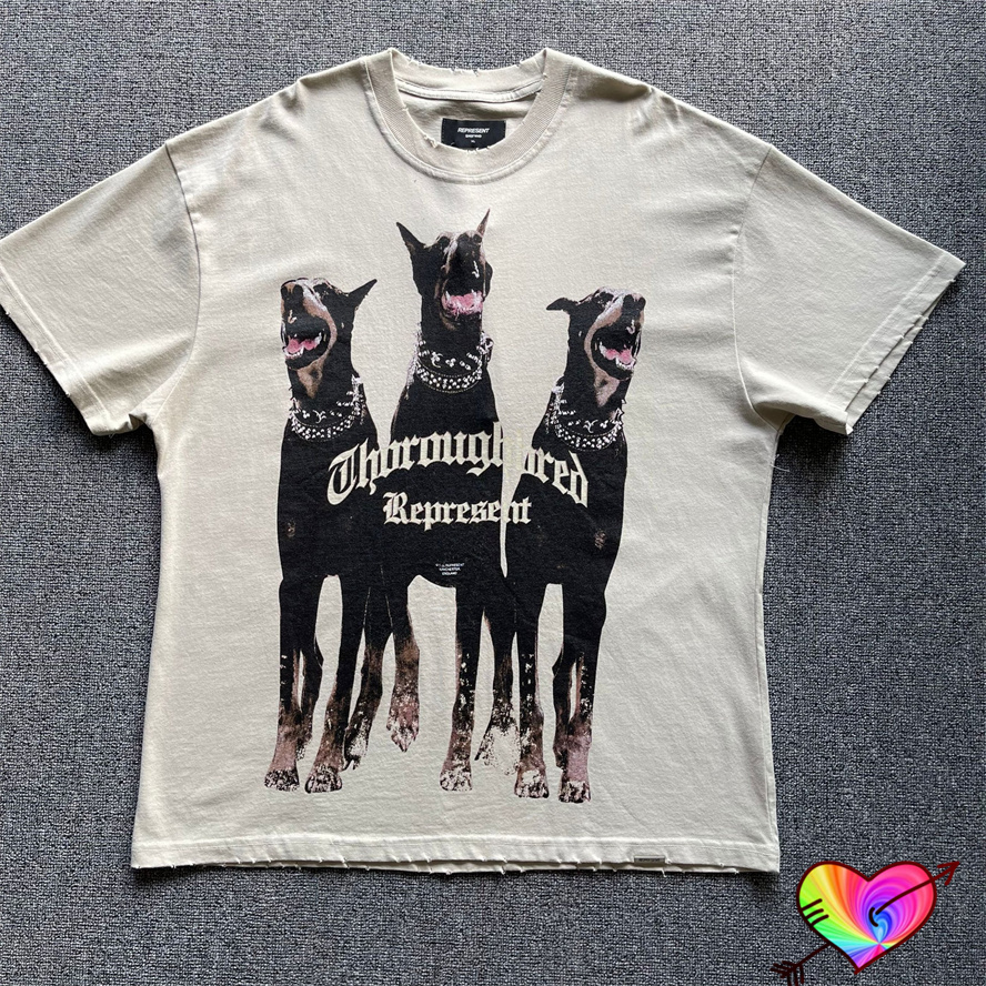 

Graphic T-shirt Men Women Vintage Wash Tee 1 High Quality Tops Short Sleeve