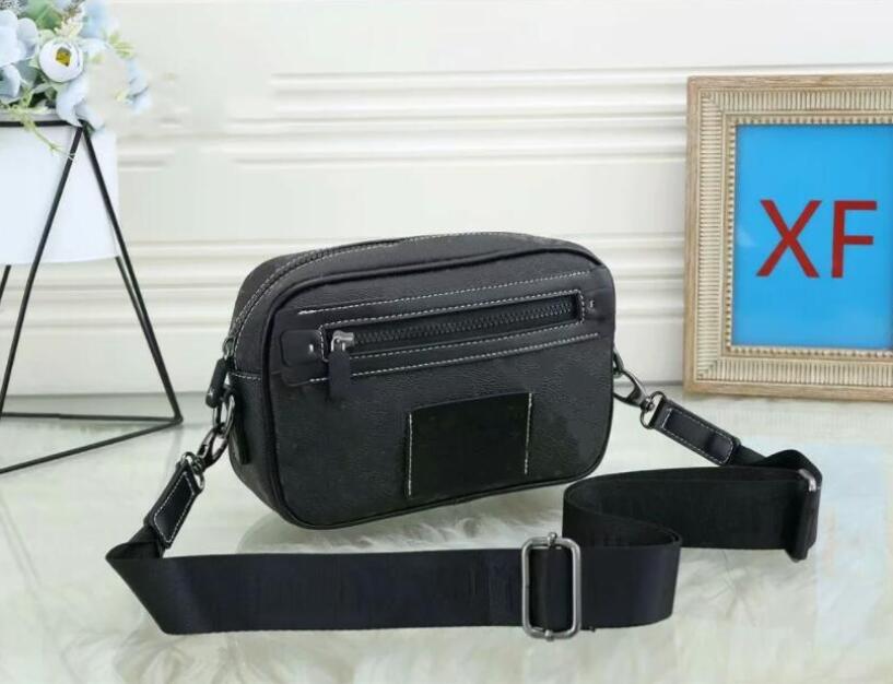 

wholesale Fashion Shoulder bag high-quality PU flowers messenger bags classic cross body satchel men purse wallet, Brown flower
