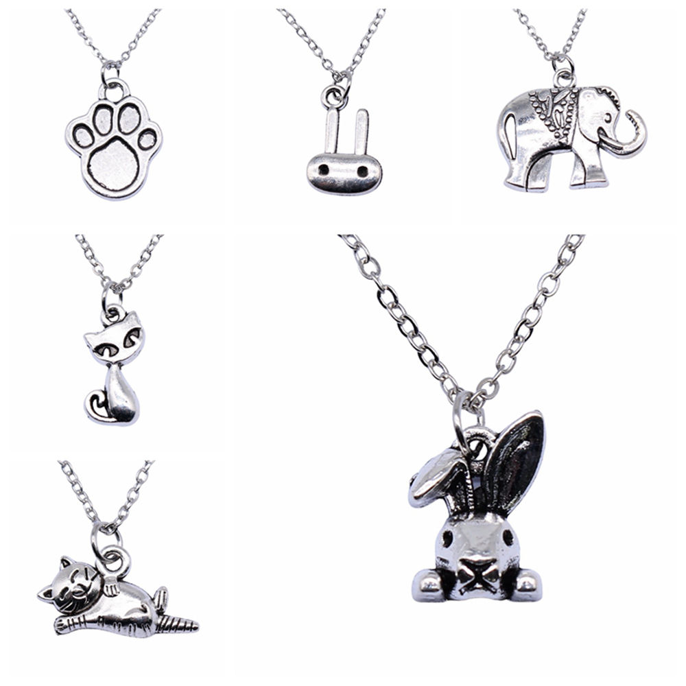 

Gift For Wedding 1Pcs Animal charms Women Necklace 40+5Cm Choker Necklace