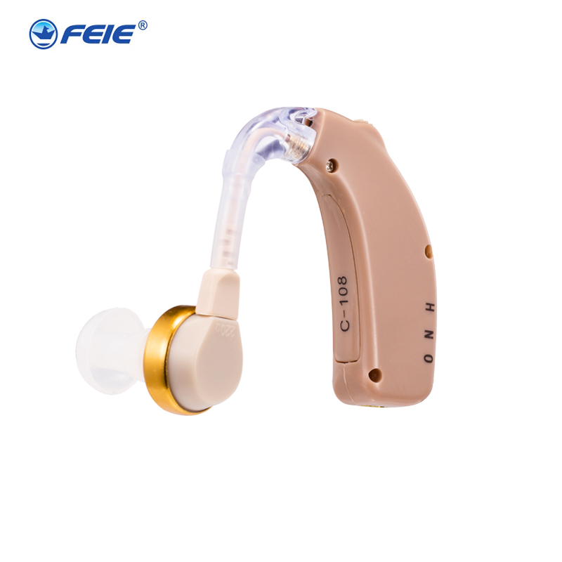 

C-108 Rechargeable Hearing Aid Behind The Ear Sound Amplifier Adjustable Hearing Aid Care for The ElderlyScouts