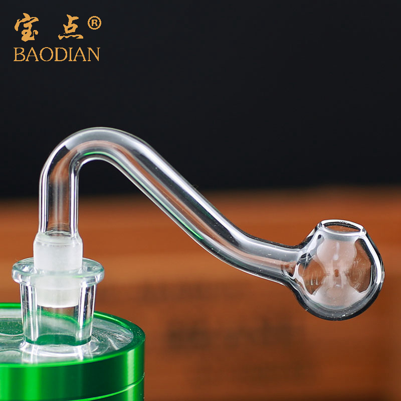 

2021 creative fittings, glass straw pipe holder hookah smoking accessories