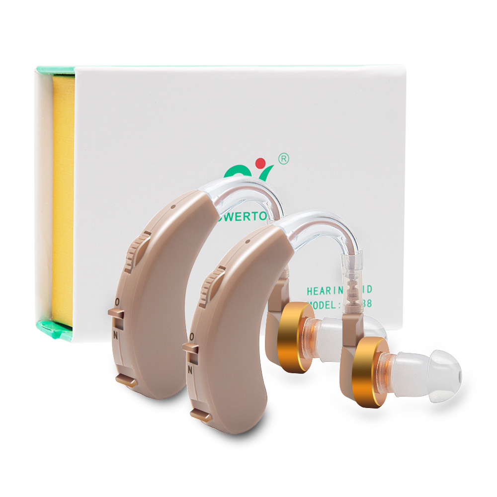 2 Pcs AXON F-138 Behind Ear style Hearing Aid sound voice amplifier Hearing Aids for Ear Listening Assistance Ear Care ToolScout-image-731170014