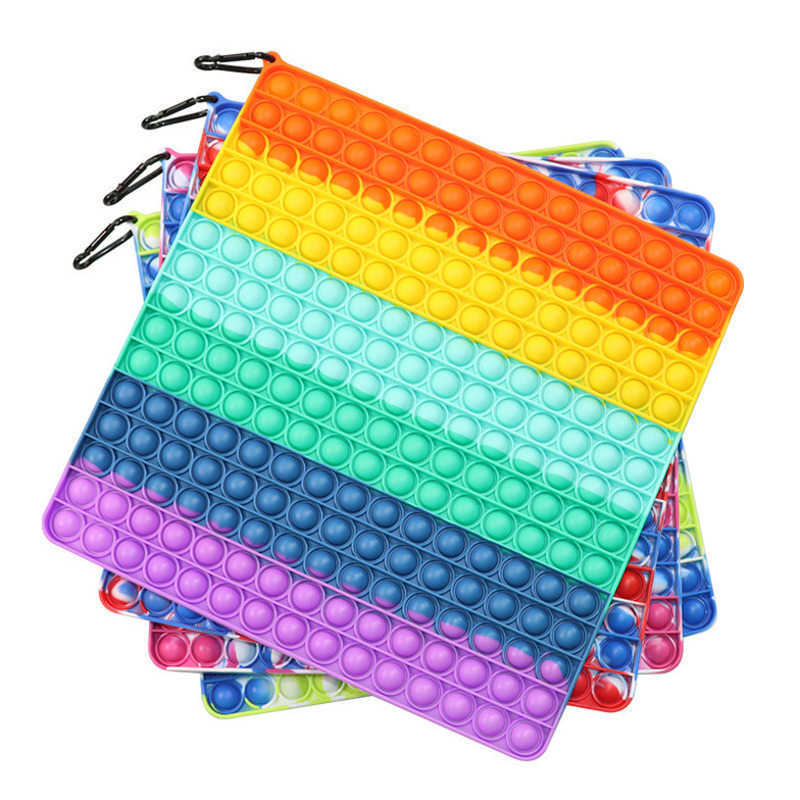 

30*30cm Super Large Pioneer Fidget Toys Children Push Pop Puzzle Decompression Toy Autism Stress Relief Sensory Game G55ZP04