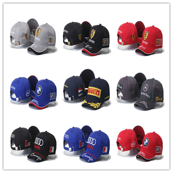 

high quality Mercedes Benz caps bone gorras Snapback Hat F1 Champion Racing Sports AMG Automobile Trucker Men Adjustable Golf Cap Sun Hats, Blue;gray