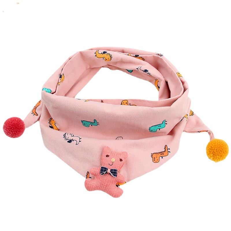 

Scarves Fashion Children Triangle Scarf Cotton Autumn Winter Kids Girls Collar Outdoor Baby Boys