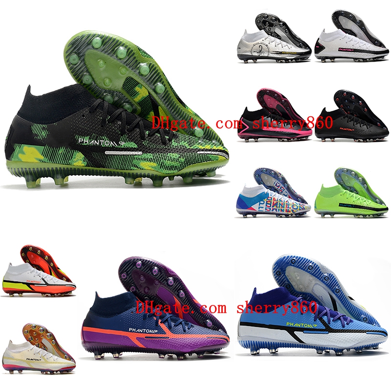 

2021 top quality mens soccer shoes Phantom GT Elite Dynamic Fit AG-PRO cleats outdoor football boots sneakers scarpe da calcio, As picture 11