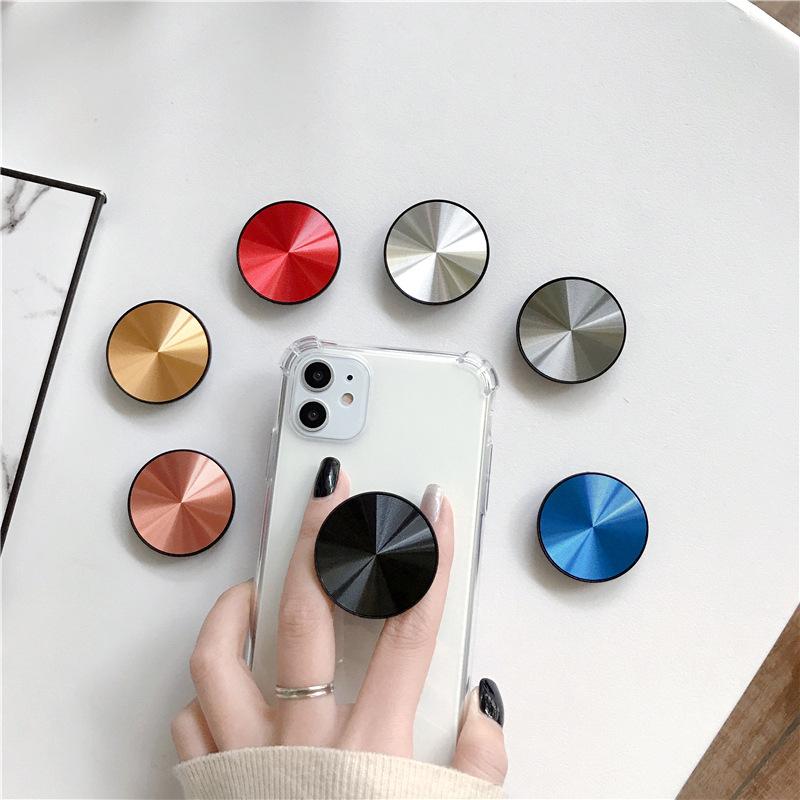 Cell Phone Mounts & Holders Metal Surface Expanding Holder Universal Finger Grip Flexible Stand For Smartphone CD Ring Bracket Hold-image-720693298