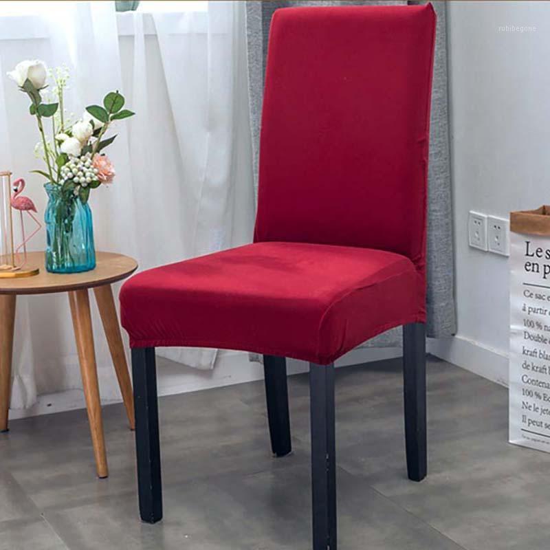 

Dining Chair Covers Spandex Elastic Room Kitchen Case For Chairs Stretch Protector Armchair Cover