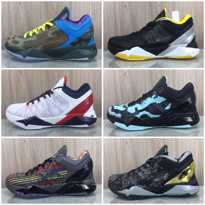 

Sport Outdoor Shoes 7s 7 VII Elite Black Mamba Blackout Christmas High Top Training Sneakers Size 40-46, As shown 9