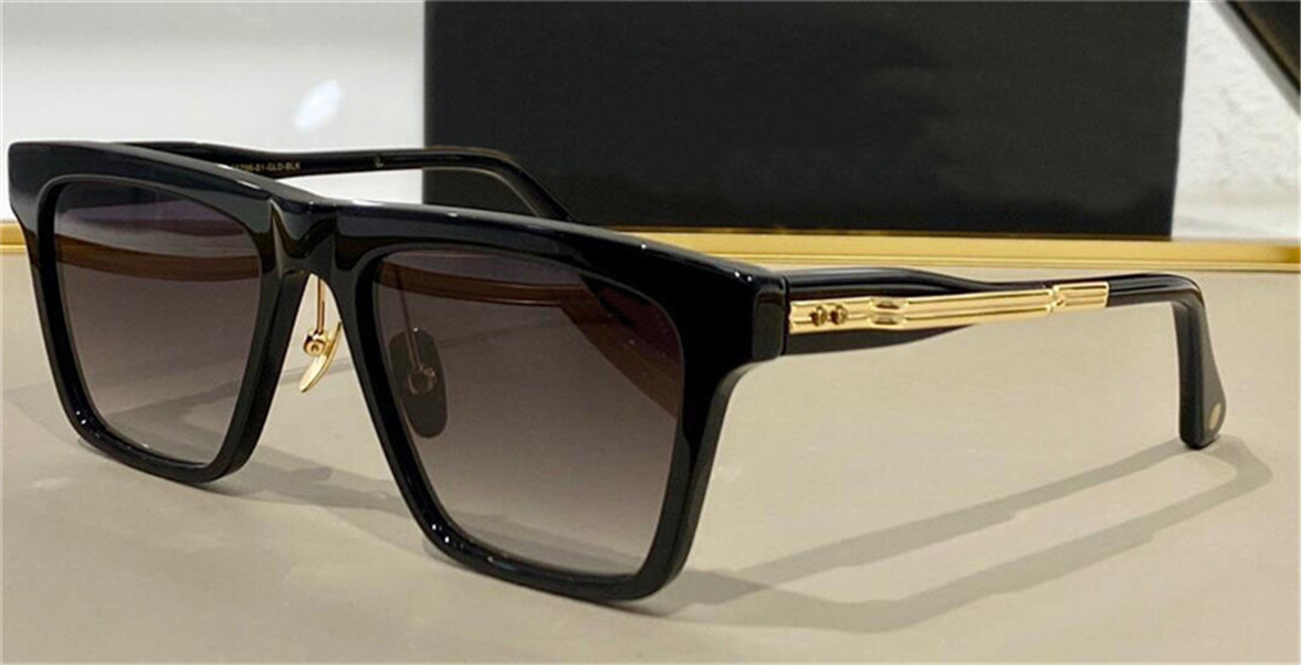 

New fashion design sunglasses S-796 square plate frame popular style vintage outdoor uv400 protection eyewear top quality, White;black