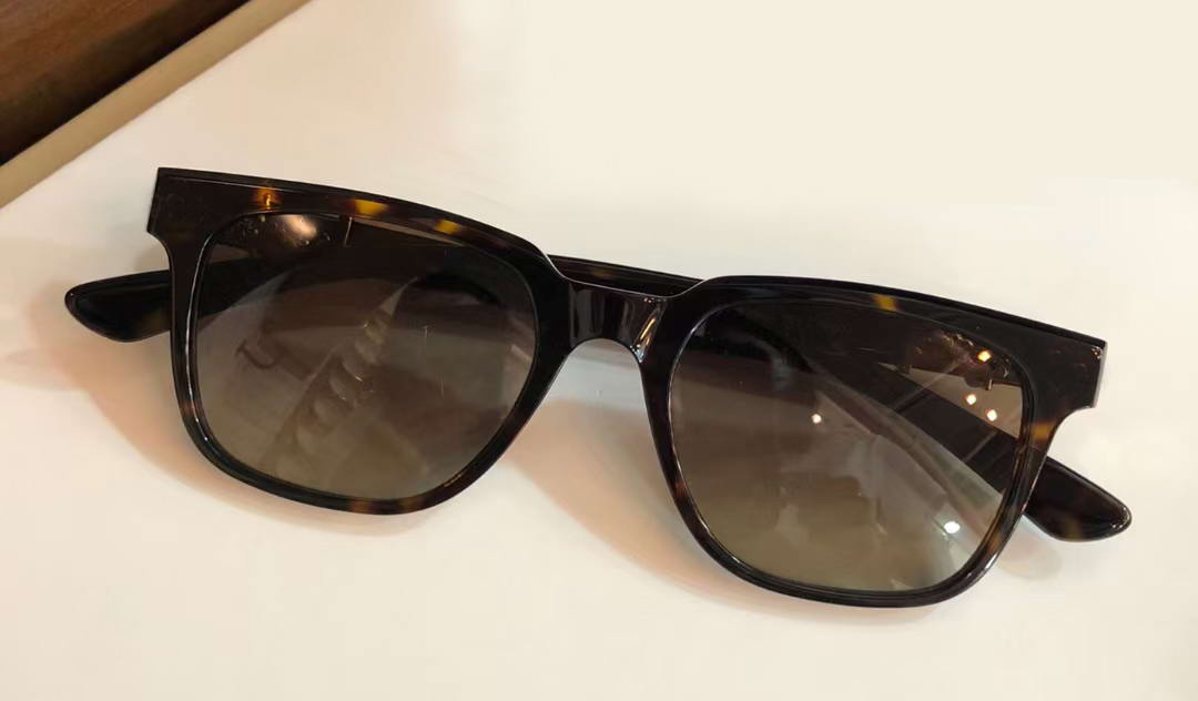 

Gold Havana Brown Shaded Square Sunglasses Men Sun Glasses Lunettes de soleil Sonnenbrille top quality with Case Box