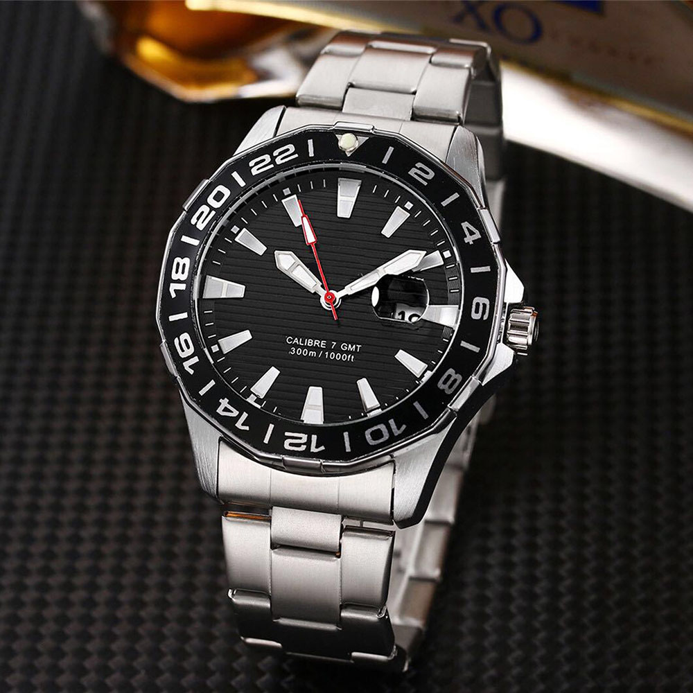 

Brand Men Watch Japan movement Cool Mens Watches Quartz Wristwatches Stainless Steel Calendar Clock Waterproof Male Gift