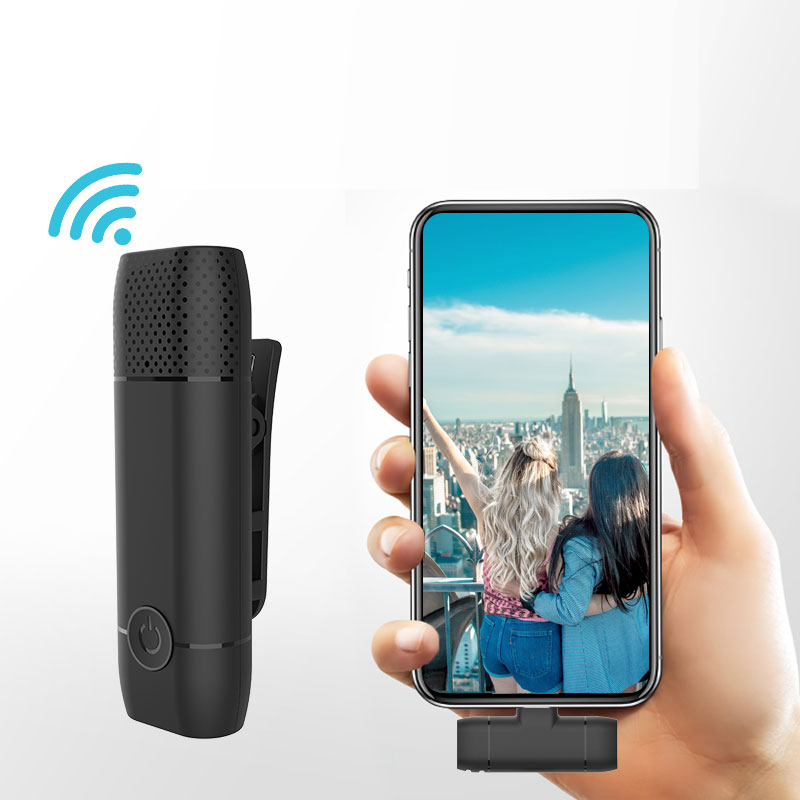 

M10 Wireless Lapel Microphone Convenient Lavalier Mic Noise Reduction Live Interview Mobile Phone Recording for iOS Type C