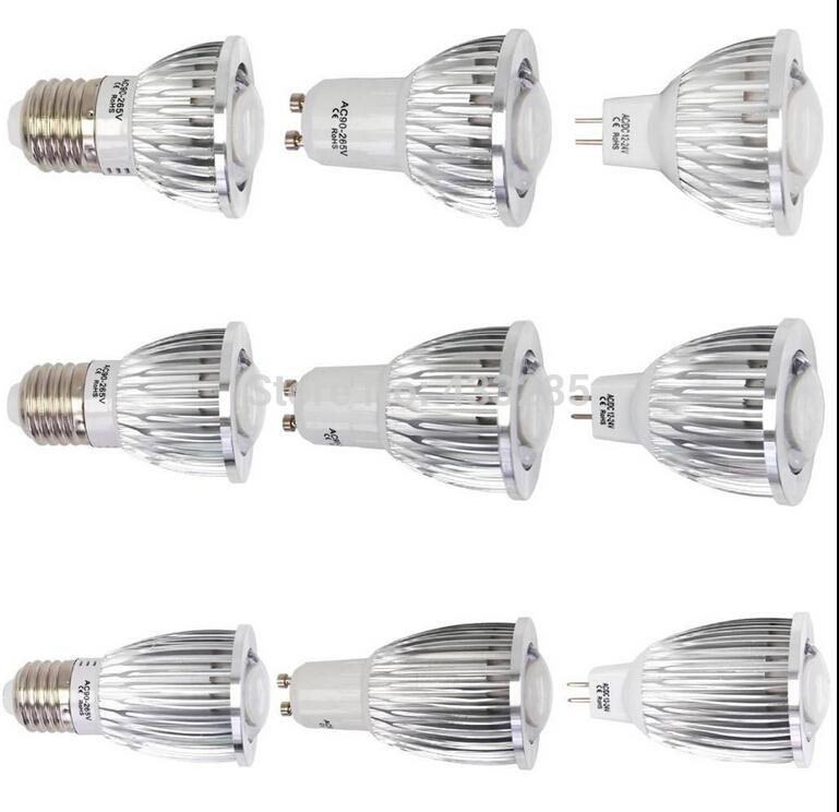 

Ultra Bright MR16/GU10/E27 LED COB Spot Down Light Bulb 6W/9W/12W Spotlights