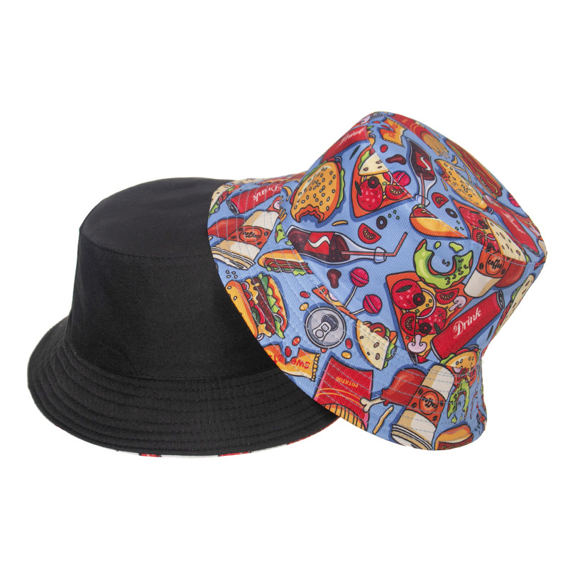

2021 New Creative Printing Vegetable Pattern Bucket Hat Womens Summer Outdoor Casual Sun-Proof Hat All-Matching Basin Hat No. 1, Pepper