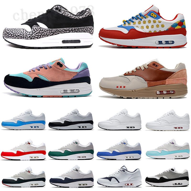 

2021 ATMOS 1 87 Parra Sean wotherspoon Blue Mens Runnin Shoes Animal Pack 1s 87s Leopard Classic Athletic Women Sneakers Trainers c33, #8