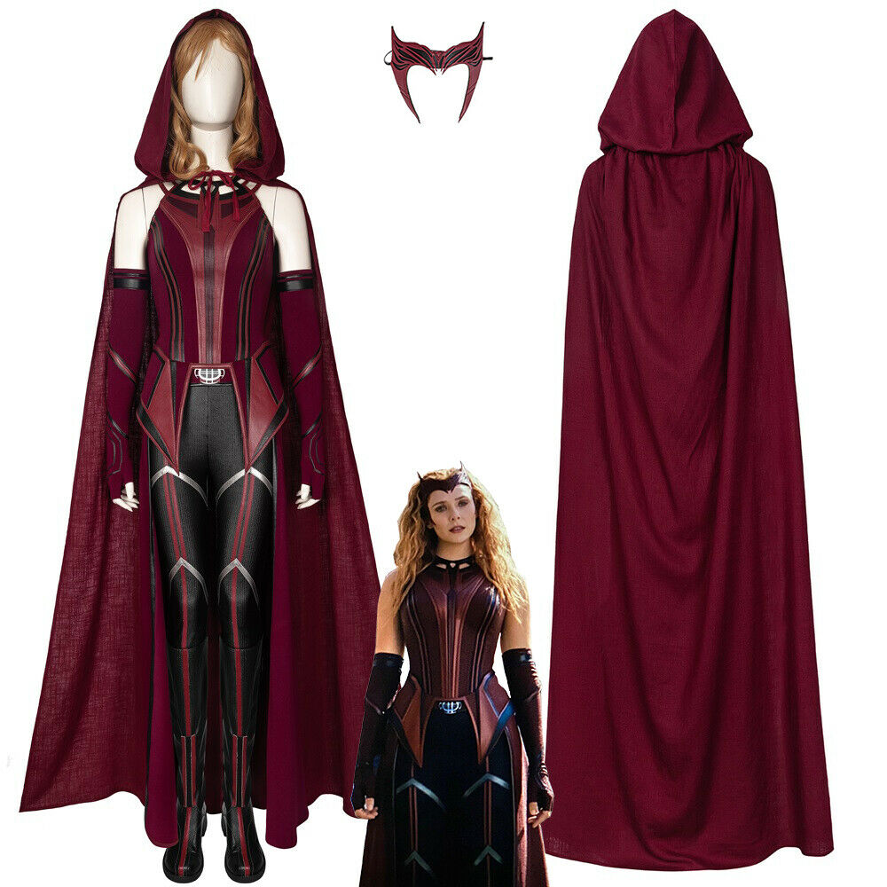 

Wanda Vision Scarlet Witch Costume Cosplay Suit Wanda Maximoff