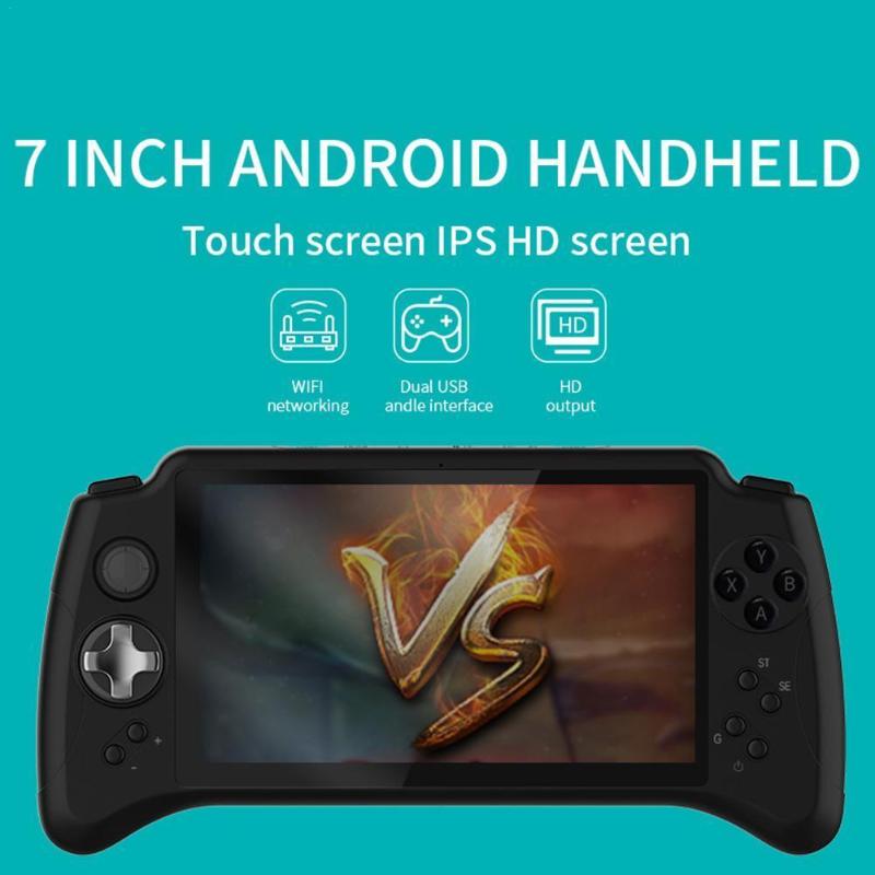 

Portable Game Players POWKIDDY X17 Android 7.0 Handheld Console 7-inch IPS Touch Screen MT8163 Quad Core 2G RAM 32G ROM Retro