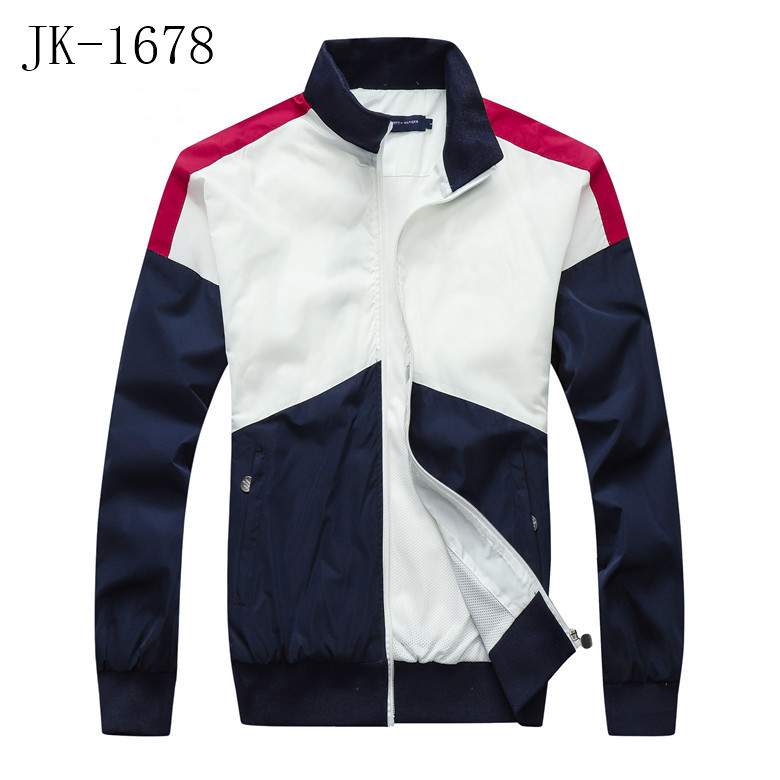 

Brand Mens Long Sleeve Jackets men Spring Sport Windbreaker Zipper Running Jacket fashion multiple colour Outdoor sports Coat, Red