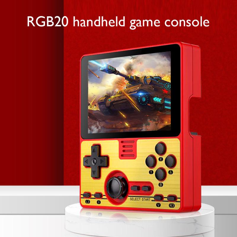 

Portable Game Players POWKIDDY RGB20 WiFi Bluetooth Handheld Screen Online Console Player Built-in 10000/14000 Games